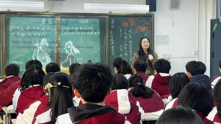 专家引领明方向 深耕课堂促提升——郑州优胜实验中学语文组开展专家听评课活动